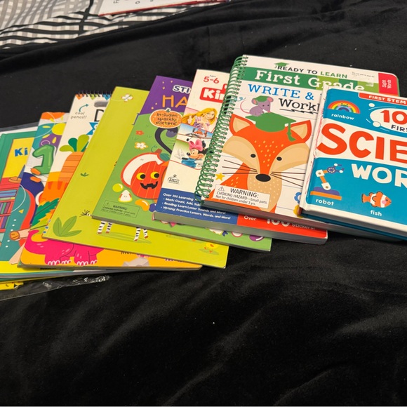 Other - 📚 Kids Learning & Activity Book Bundle – 10+ Titles | Preschool to 1st Grade